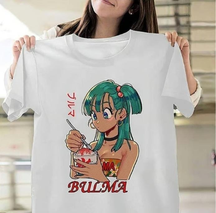 Bulma - Unisex Anime T-Shirt, Anime Manga Unisex T-Shirt Comfort Top Hoodie, Sweatshirt | TeeBloomCo.com