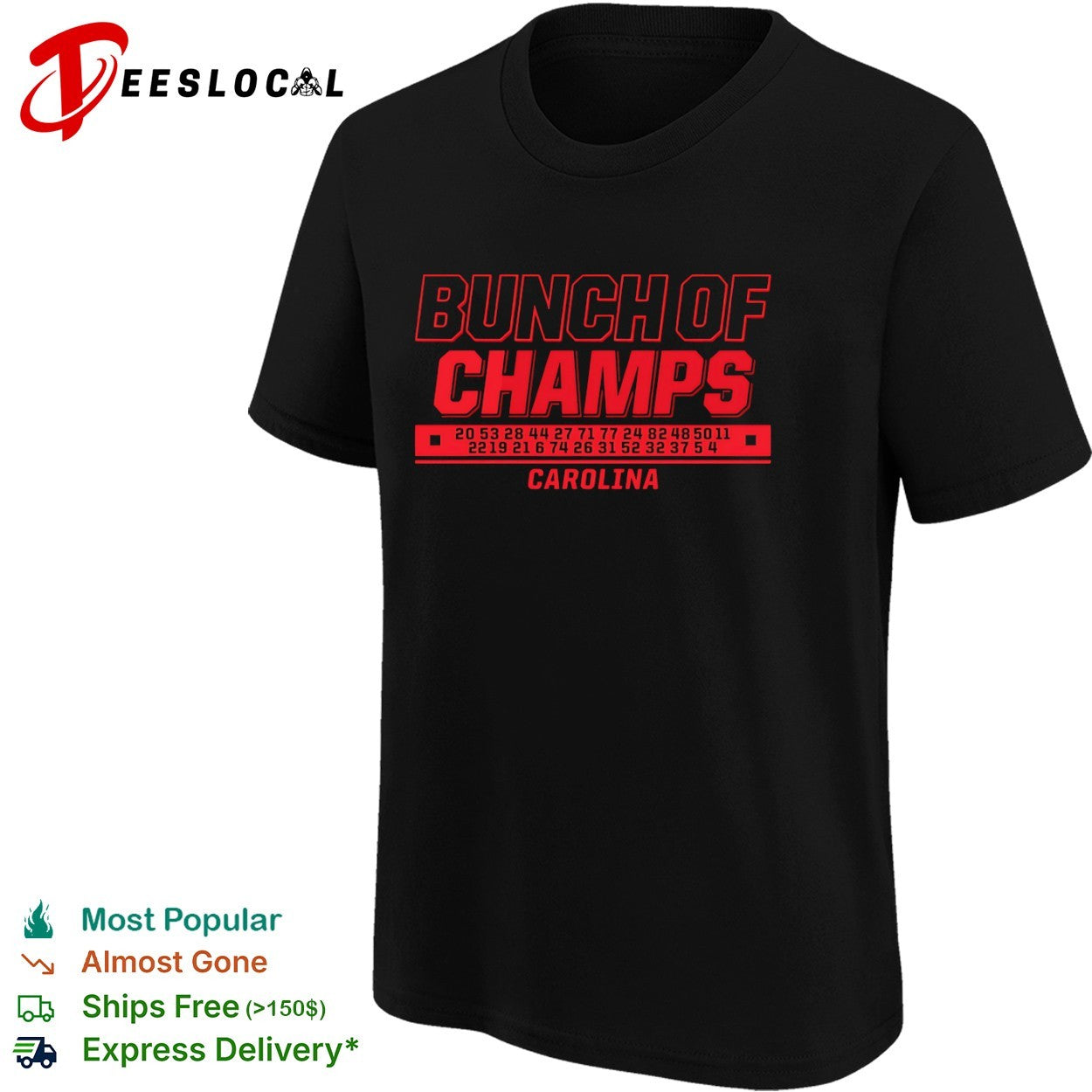 Bunch of Champs Carolina Hurricanes shirt