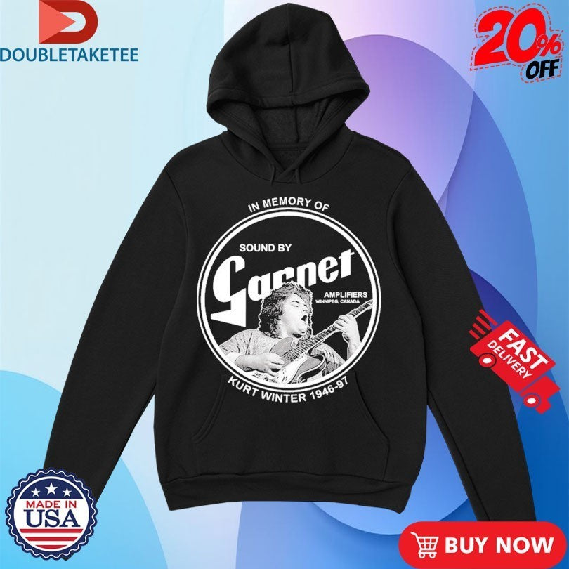 Burton Cummings In Memory Of Kurt Winter 1946-97 Sound By Garnet Guitar Shirts
