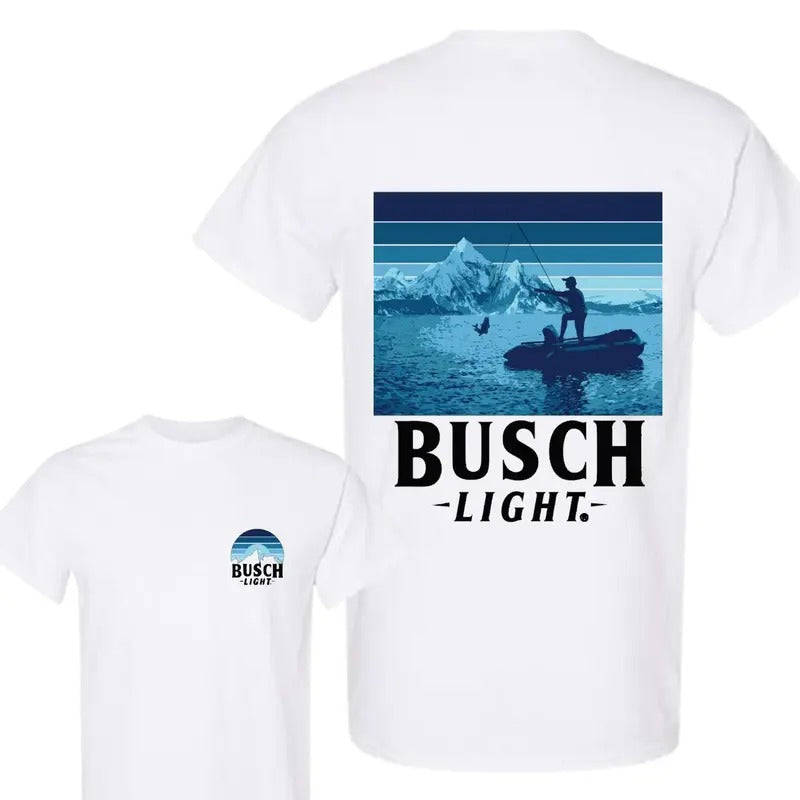 Busch Light 2 Sided T-Shirt, For Men And Women, Trendy Shirt Top Cotton Hoodie, Sweatshirt | TeeBloomCo.com