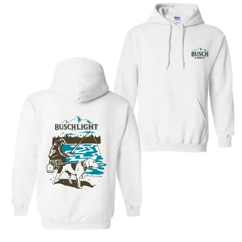 Busch Light 2024 2 sided Hoodie For Men For Women Trendy Hoodie, T-Shirt Comfotable Fabric Sweatshirt | TeeBloomCo.com