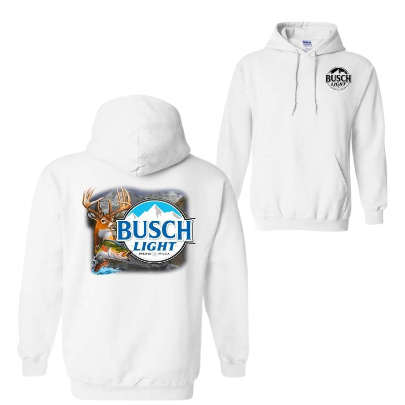 Busch Light Buck & Bass Hoodie - SweatShirt - T-Shirt, Busch Light T-Shirt, For Men, For Women | TeeBloomCo.com