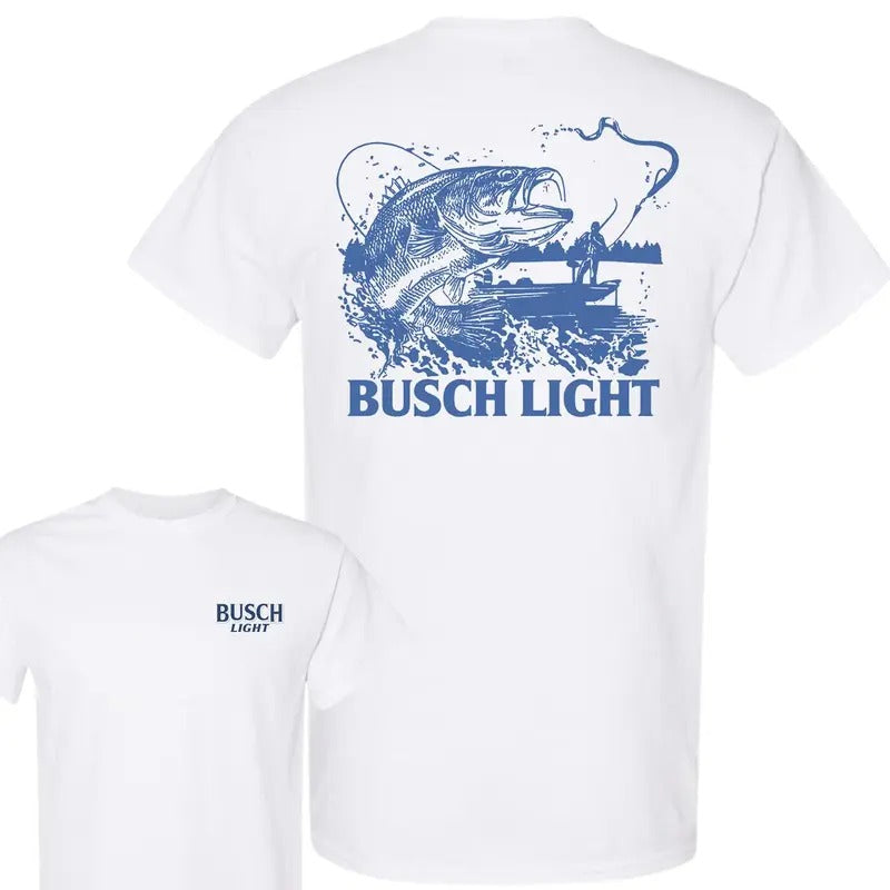 Busch Light Fishing T-shirt, Hungting T-Shirt, Retro Style, Men's Tshirt, Men's Clothes Hoodie, Sweatshirt | TeeBloomCo.com