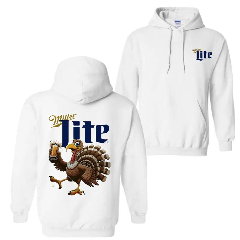Busch Light Thanksgiving Hoodie, T-Shirt, Fun Festive Strong Turkeystyle{n002}2 Sweatshirt | TeeBloomCo.com