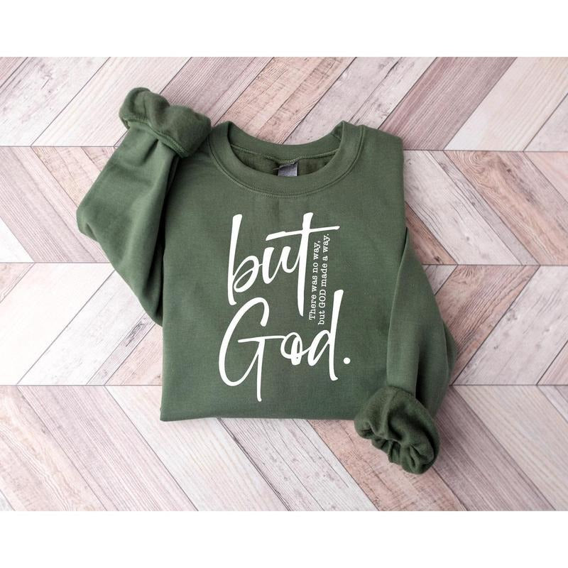 But God Shirt, Christian Gift Tee For Women, Christian Shirt, Faith Based Gift Shirt, Bible Verse Shirt, Religious Gift...