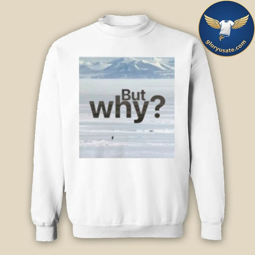 But Why Motivation Penguin shirt