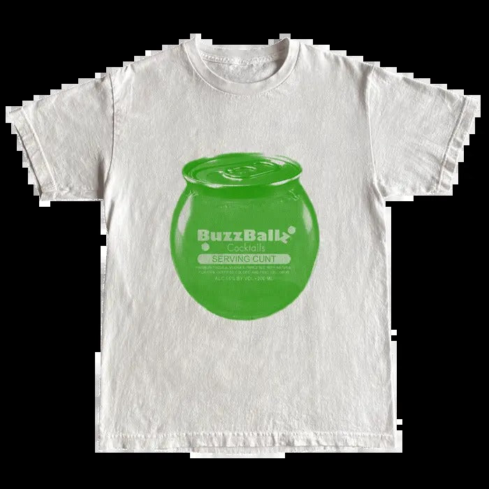 Buzz Ballz White Shirt, Vintage graphic Tee, Gift for Man and Woman Hoodie, Sweatshirt | TeeBloomCo.com