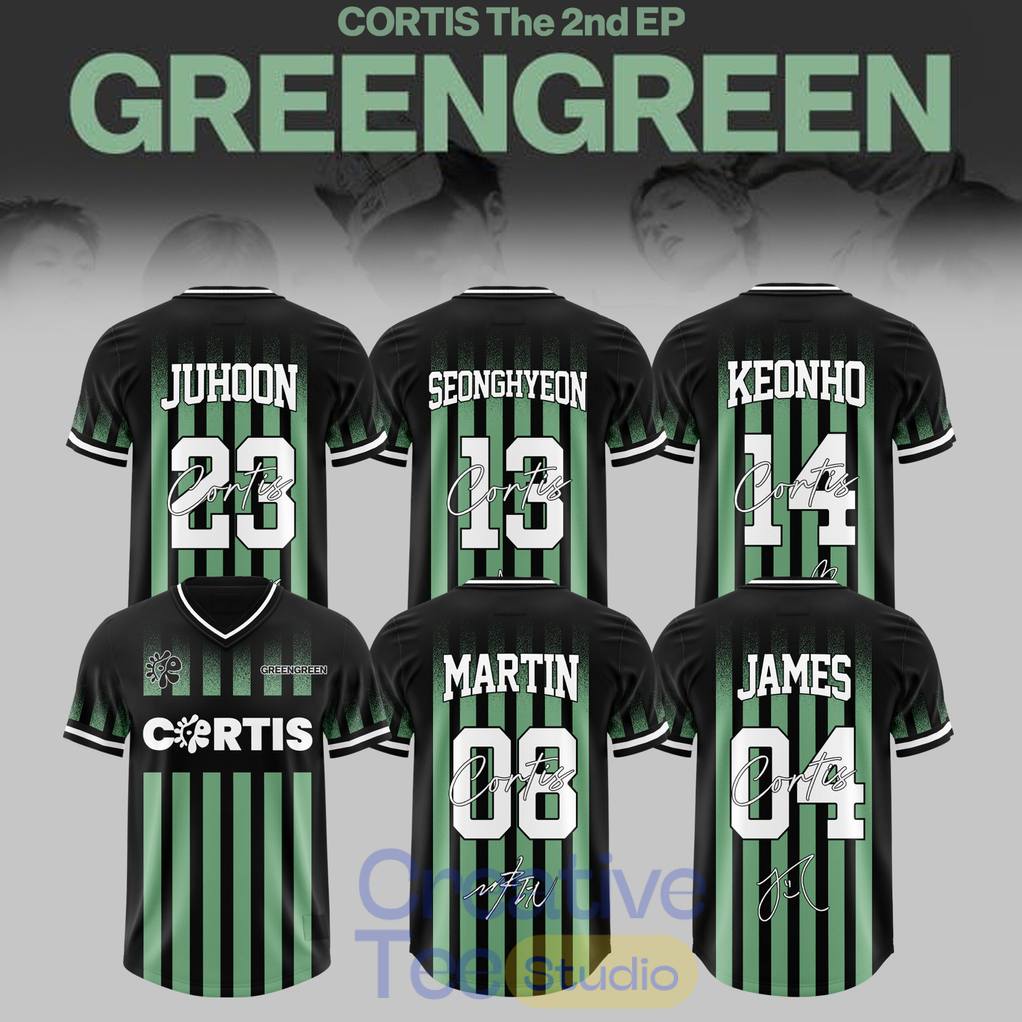 CORTIS The 2nd EP GREENGREEN Special Football Jersey