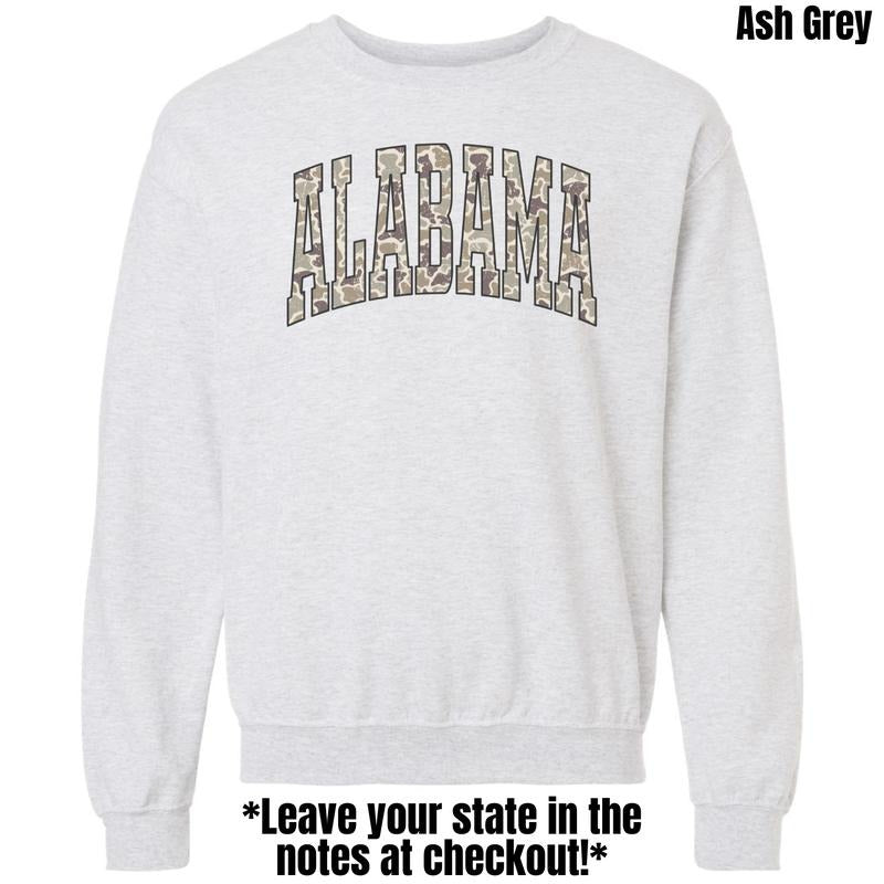*CUSTOMIZABLE* Camo States Sweatshirt 'NLB' T-Shirts, Hoodie | TeeBloomCo.com