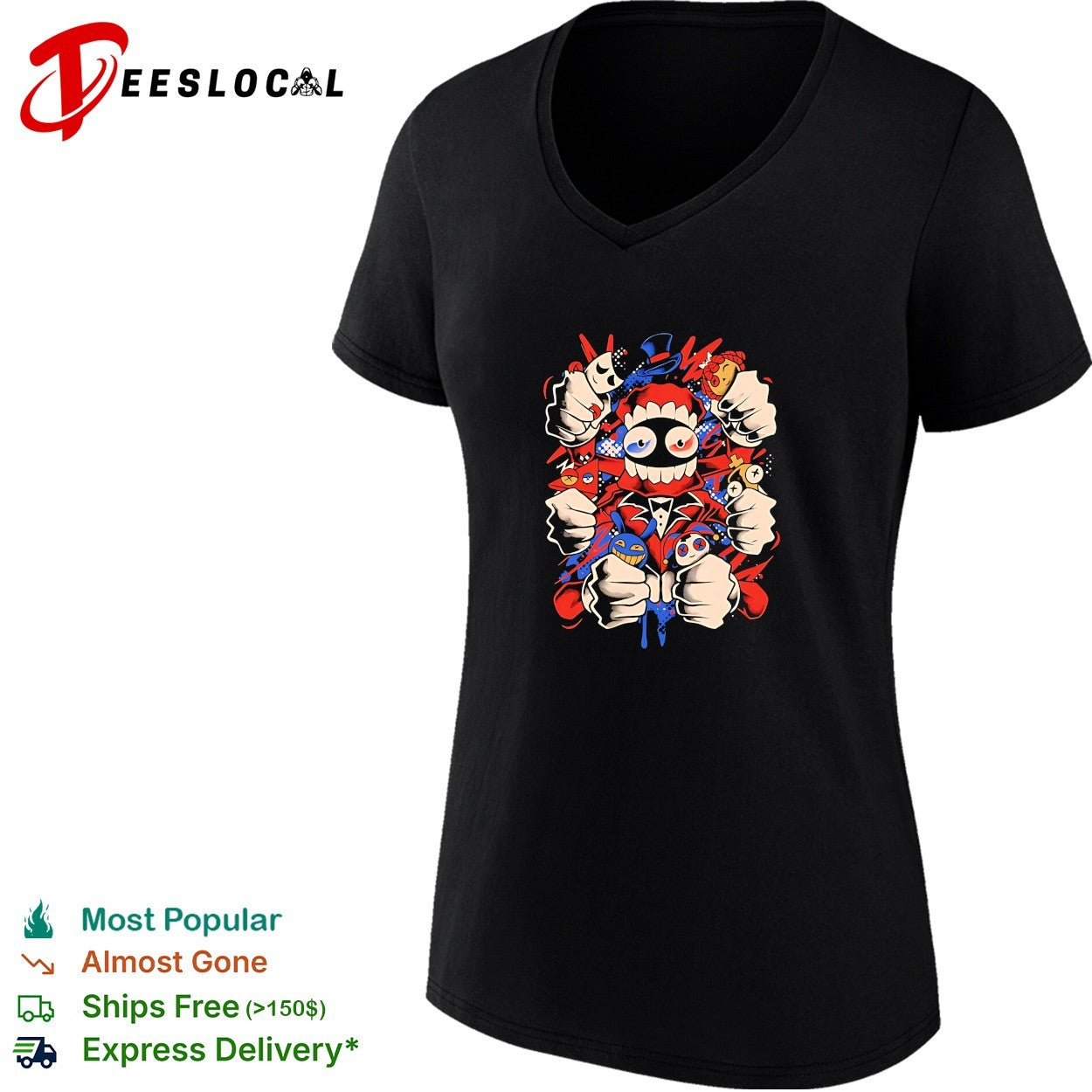 Caine Pomni Jax Kinger Ragatha Gangle Zooble The Amazing Digital Circus shirt