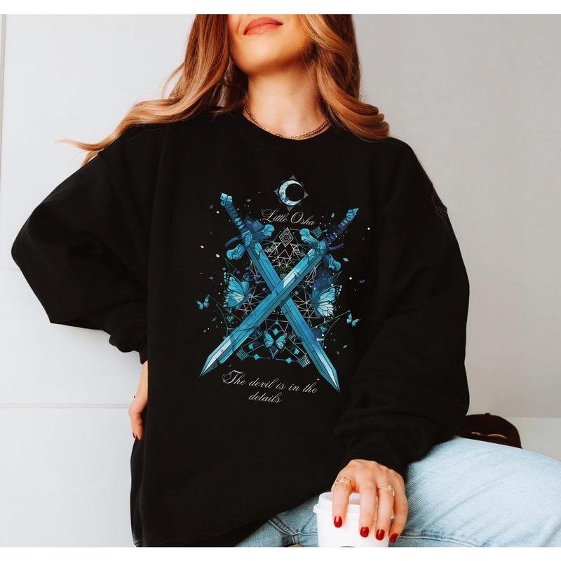 Callie Hart Quicksilver Sweater, Little Osha Graphic, Stylish Bookish Apparel, Sweatshirt, T-shirt, Hoodie | TeeBloomCo.com
