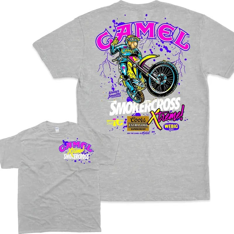 Camel Motorsport Supercross Extreme Graphic Tee, Shirt for Mens, Summer Tee for Mens Hoodie, Sweatshirt | TeeBloomCo.com