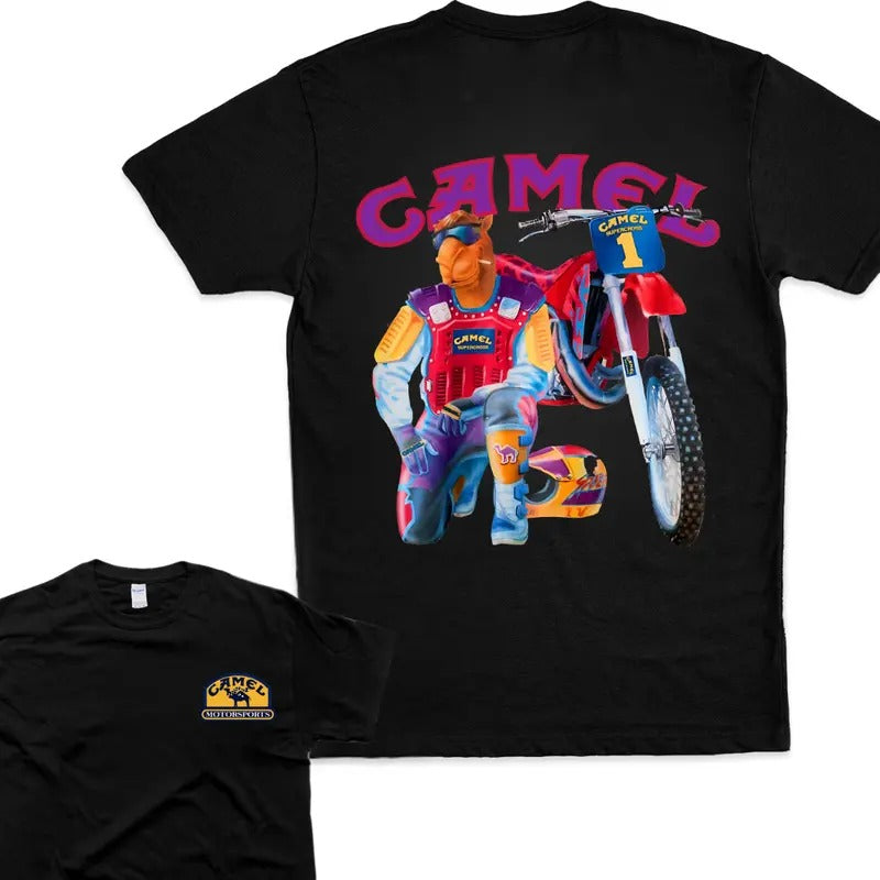 Camel Motorsports T-Shirt - Celebrate the Thrill Womenswear,Men Casual Hoodie, Sweatshirt | TeeBloomCo.com