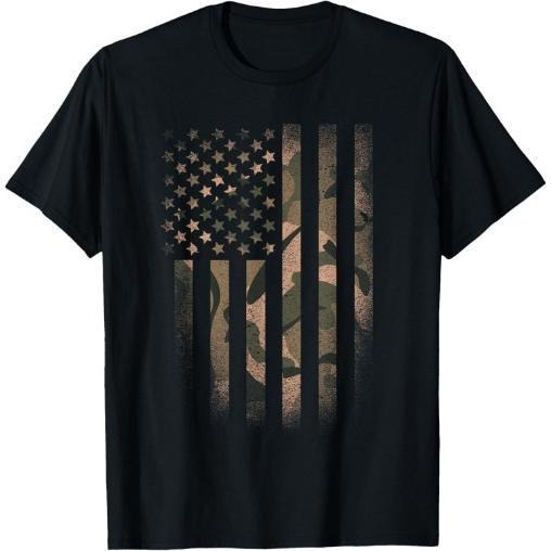 Camo American Flag Usa Military Tactical Camouflage Desert T-Shirt Made in USA Hoodie, Sweatshirt | TeeBloomCo.com