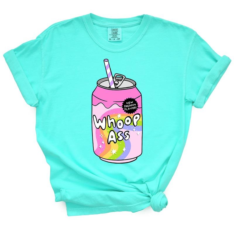 Can Of Whoop Ass TShirt - Casual Summer Top Hoodie, Sweatshirt | TeeBloomCo.com