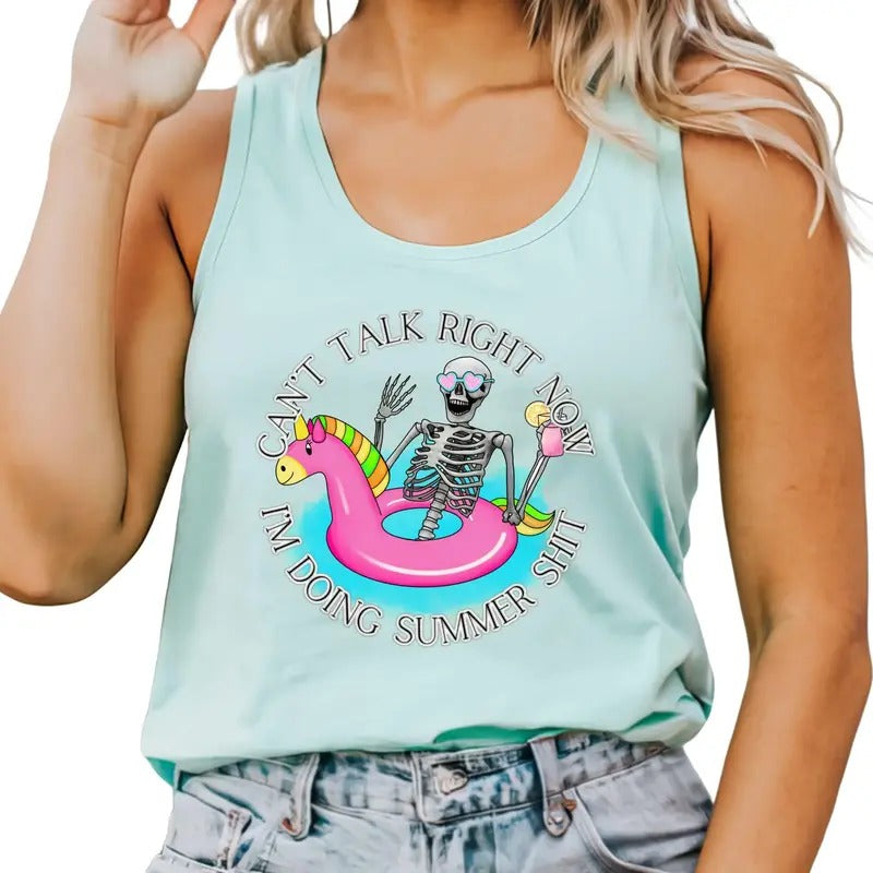 Can't Talk Right Now, I Am Doing Lake Sh&t Tank Top & T-Shirt Hoodie, Sweatshirt | TeeBloomCo.com
