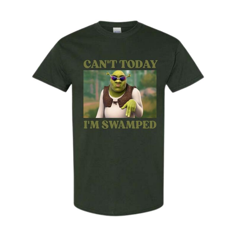 Can't Today I'm Swamped - Unisex T-Shirt, Funny Shirt Classic Cotton Hoodie, Sweatshirt | TeeBloomCo.com