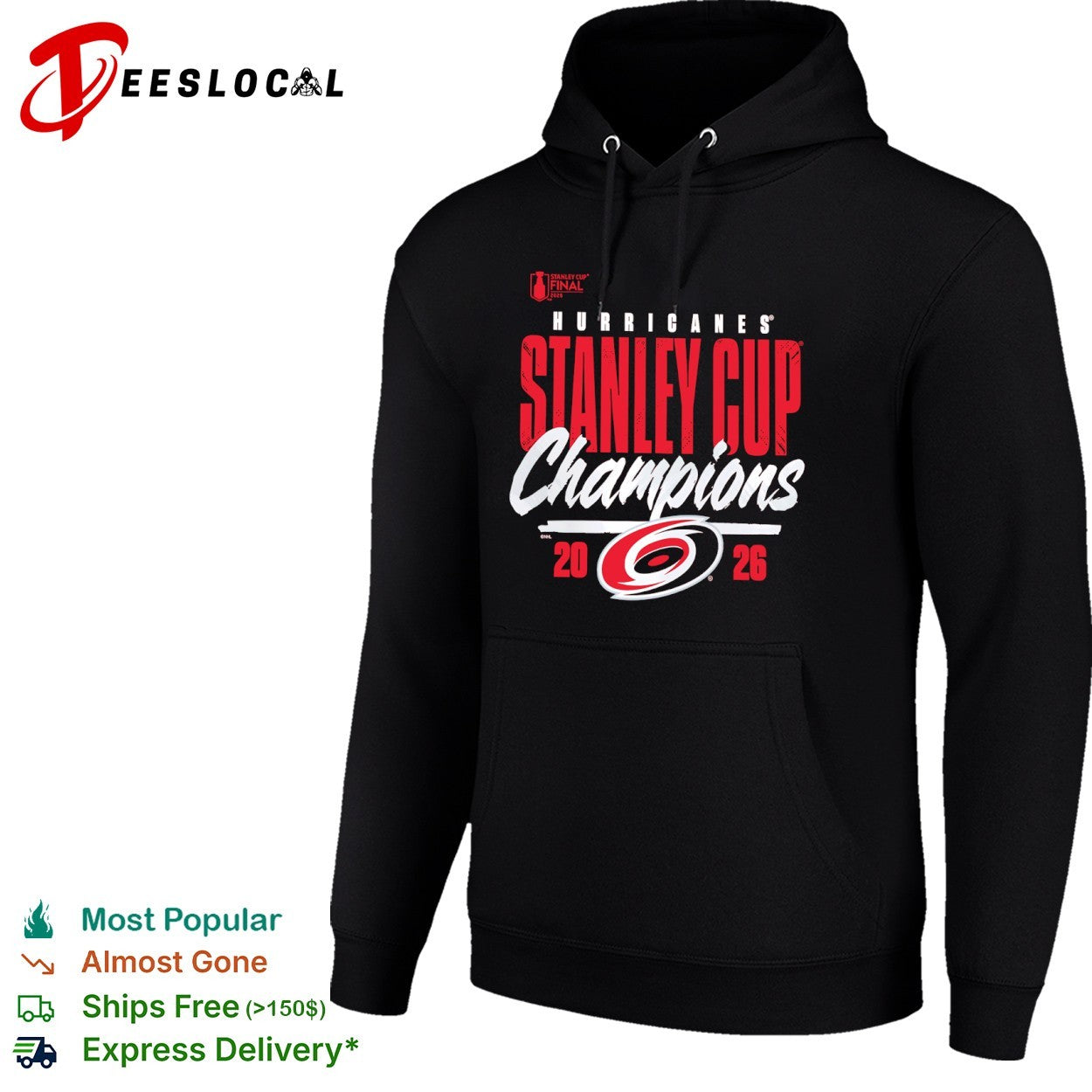 Carolina Hurricanes Stanley Cup Champions 2026 NHL Finals shirt