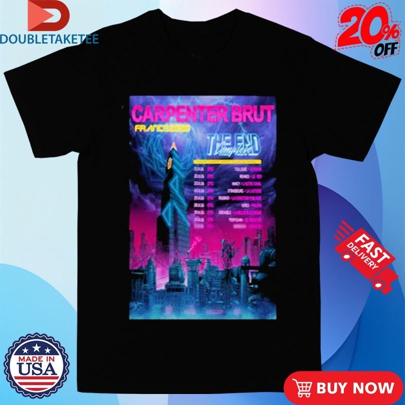 Carpenter Brut France Tour 2026 Dates Shirts