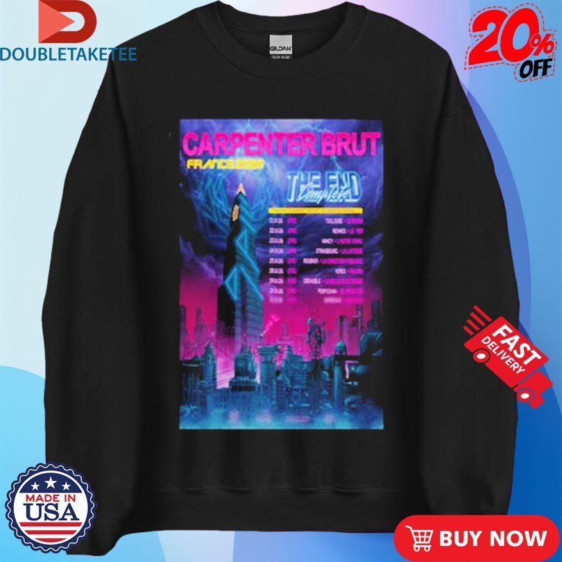 Carpenter Brut France Tour 2026 Dates Shirts
