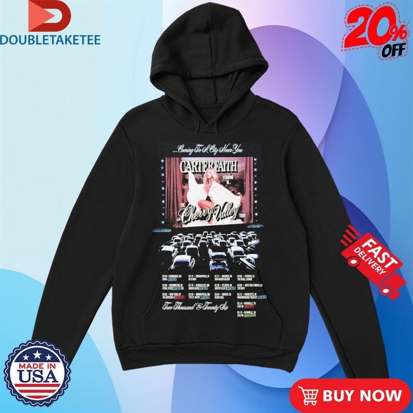 Carter Faith The Cherry Valley Tour 2026 Dates Shirts