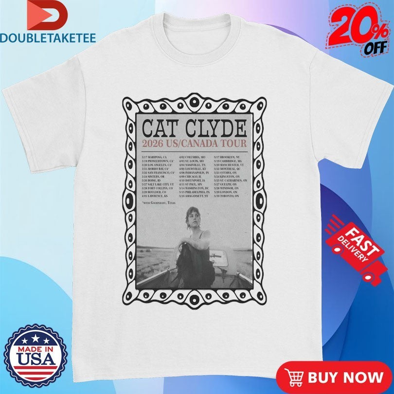 Cat Clyde US-Canada Tour 2026 Shirts