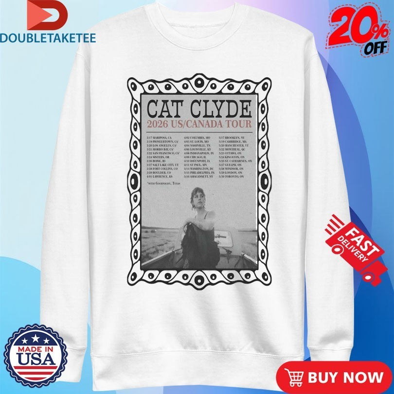 Cat Clyde US-Canada Tour 2026 Shirts