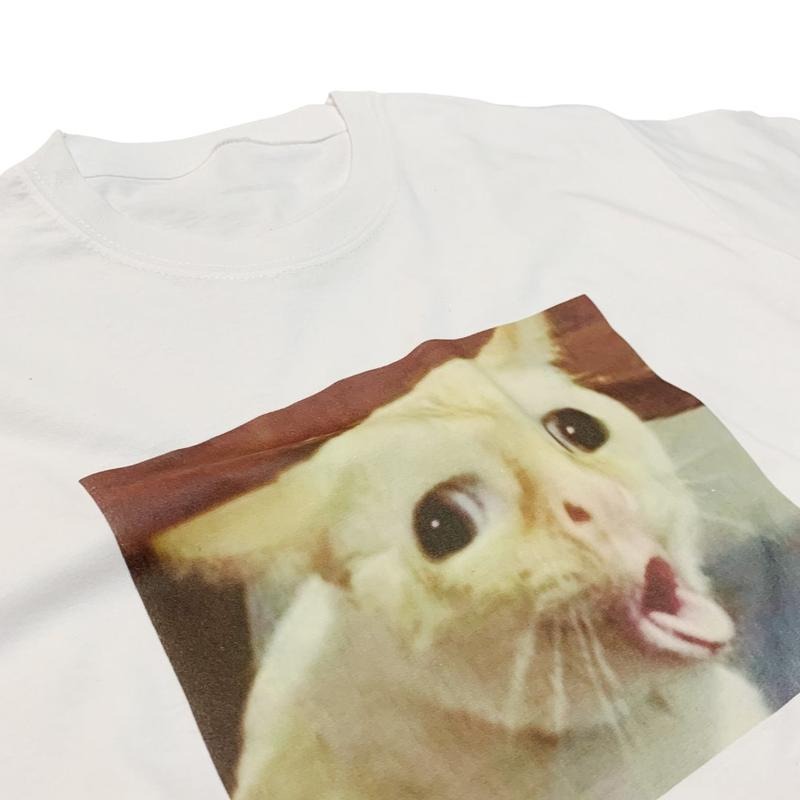 Cat Gagging Meme T-shirt Funny Kitty Feline Top Iconic Meme  sweater and hoodie Sweatshirt | TeeBloomCo.com