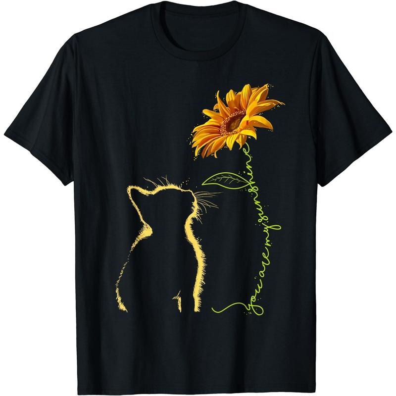 Cat You Are My Sunshine T-Shirt | Cotton, Size S-3XL, FAST SHIPPING Hoodie, Sweatshirt | TeeBloomCo.com