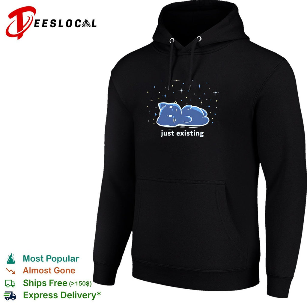 Cat just existing looking up at the stars shirt
