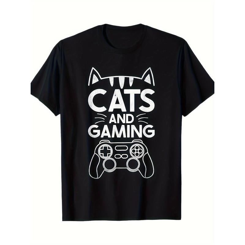 Cats And Gaming Funny Cat Lover Gaming Gift Gamer T-Shirt 220g  made in usa Hoodie, Sweatshirt | TeeBloomCo.com