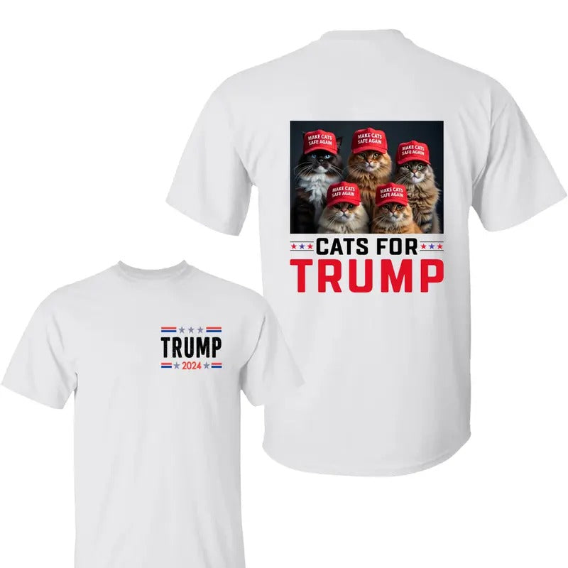 Cats For Trummp Shirt, Trum 2024 Make Cats Safe Again Shirt, Trummp 2024 Shirt, Cats For Trummp Sweatshirt, Assassination...