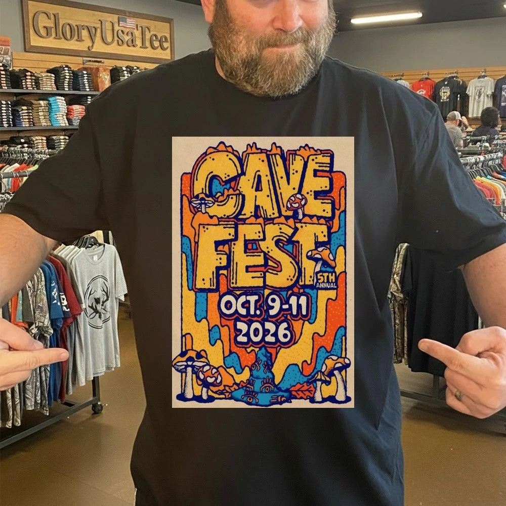 Cave Fest Oct 9-11 2026 The Caverns In Pelham TN Poster Shirt
