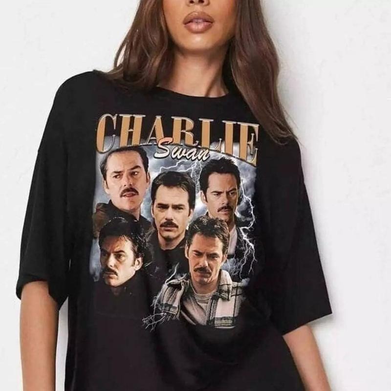 Cha-rlie Swan Rap T Shirt 90's Vintage Retro Tw-light Black Unisex Adult Casual Crewneck Hoodie, Sweatshirt | TeeBloomCo.com