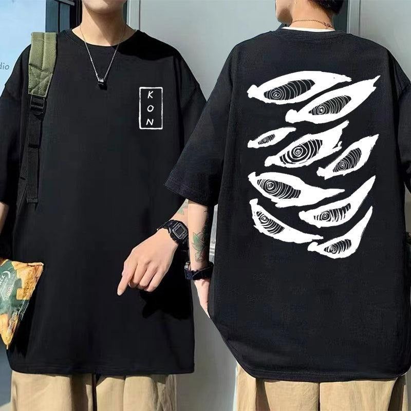 Chainsaw Man Hayakawa Aki Fox Devil Kon T-shirt (Vers 2) | Chainsaw man Anime Tshirt Hoodie, Sweatshirt | TeeBloomCo.com