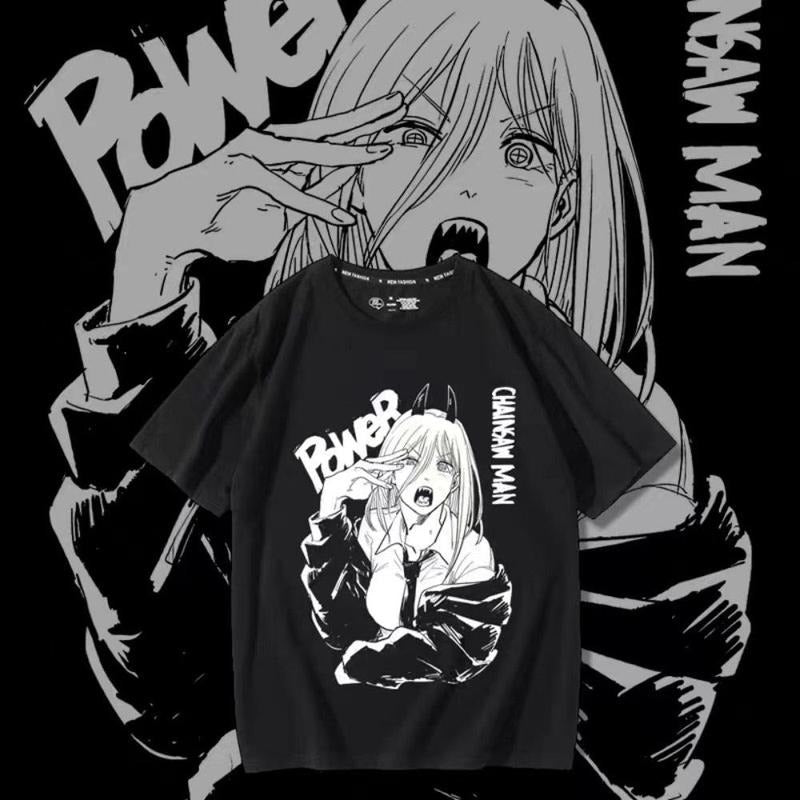 Chainsaw Man Power Anime T-shirt| Chainsaw man Anime Tshirt, Sweatshirt, Hoodie | TeeBloomCo.com