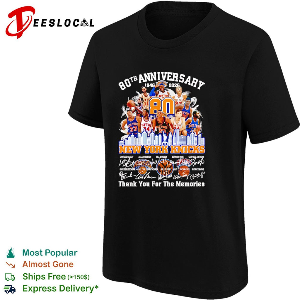 Charles Oakley Allan Houston Bill Bradley Bernard King Carmelo Anthony New York Knicks shirt