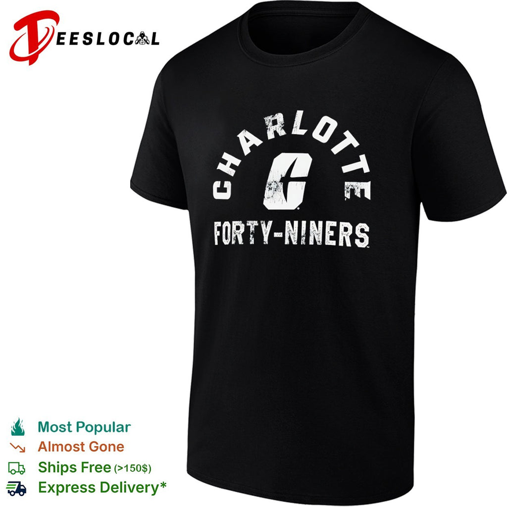 Charlotte Forty Niners logo shirt