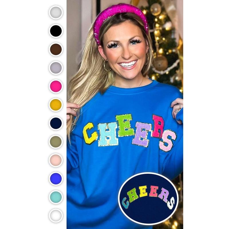Cheers Ideal Chenille Sweatshirt T-Shirts, Hoodie | TeeBloomCo.com