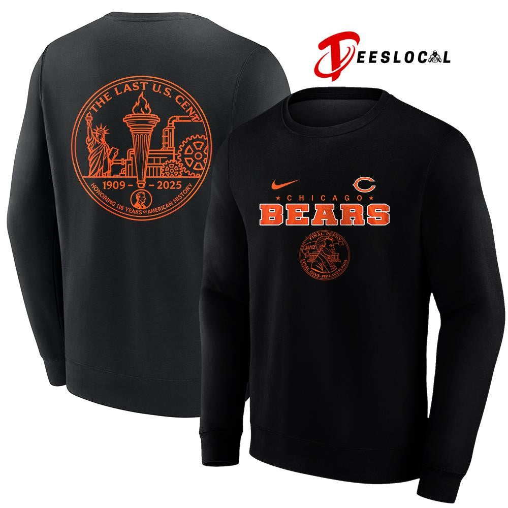 Chicago Bears the last US cent honoring 116 years of America history shirt