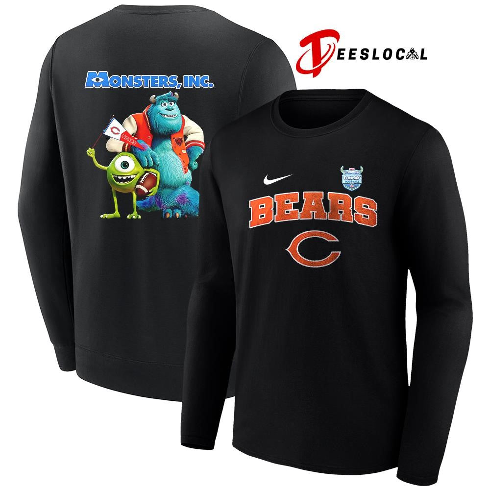 Chicago Bears x Monster Inc Funday cartoon shirt