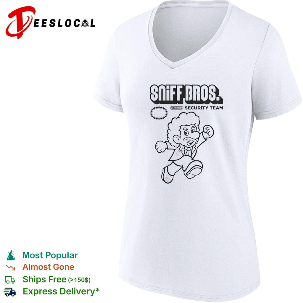 Chicago Bulls NBA Super Mario Sniff Bros Security Team shirt