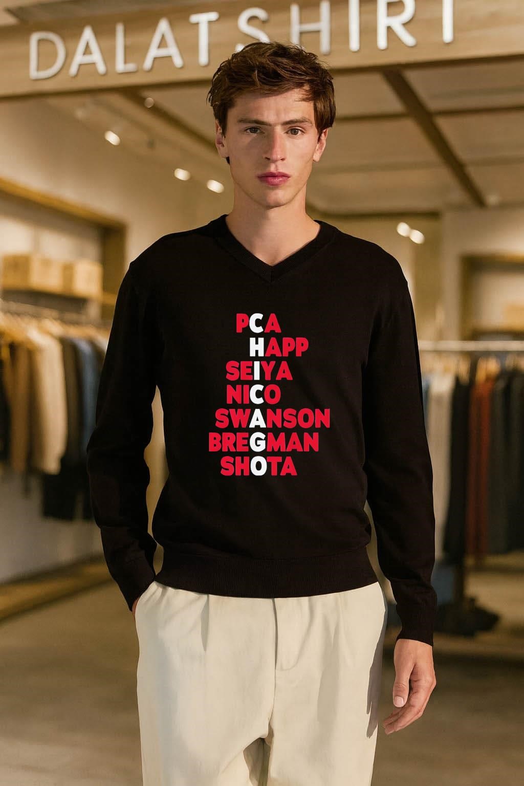 Chicago Pca Happ Seiya Nico Swanson Bregman Shota Players shirt