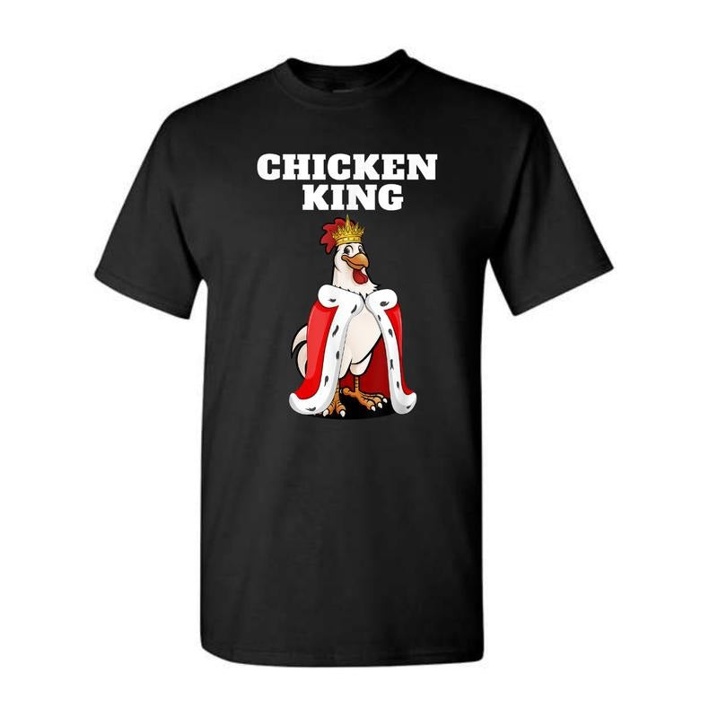 Chicken King | Mens Chicken Lover Shirt | Pet Chicken Shirt Hoodie, Sweatshirt | TeeBloomCo.com