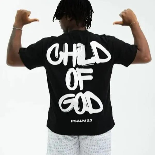 Child of God T-shirt Outfit Fitted Retro Clothing For Men For Women graphic tee Hoodie, Sweatshirt | TeeBloomCo.com