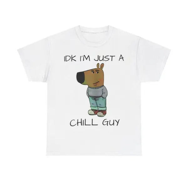 Chill Guy Coin Meme Shirt T-shirt Cotton Menswear Top Classic Hoodie Sweatshirt Unisex Streetwear Chill Girl | TeeBloomCo.com