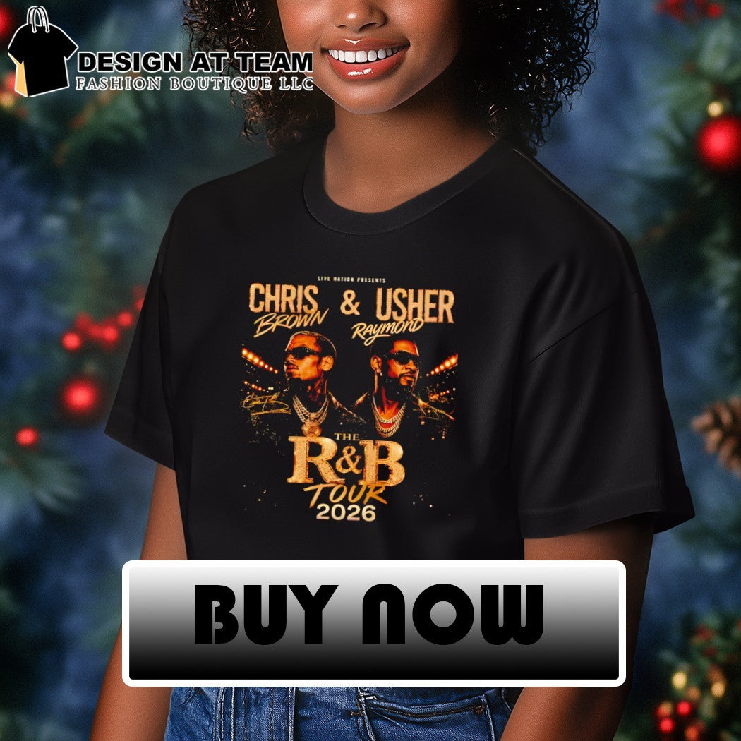 Chris Brown and Usher Raymond and Brown Tour 2026 shirt