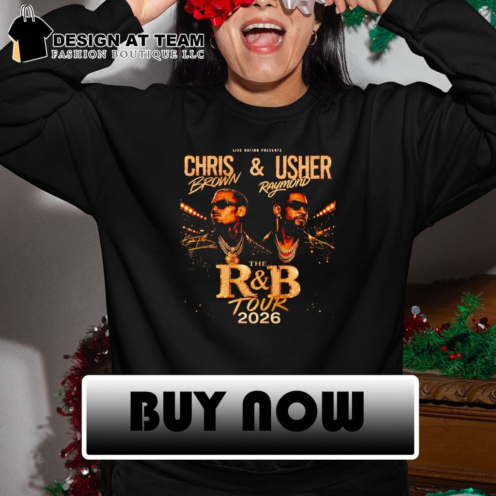 Chris Brown and Usher Raymond and Brown Tour 2026 shirt