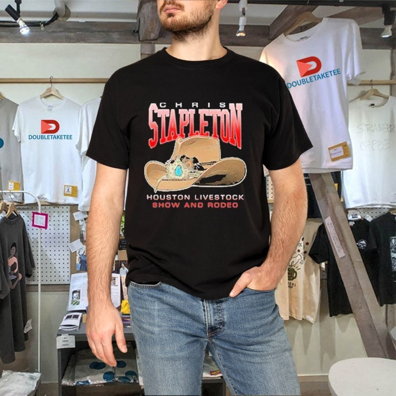 Chris Stapleton Houston Show And Rodeo Cowboy Hat Shirts