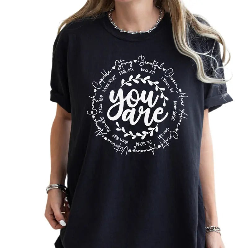 Christian Clothing, Christian Tee, Religious Shirt, You Are Inspiration Shirt, Bible Verse Shirt, Faith Shirt, Unisex...